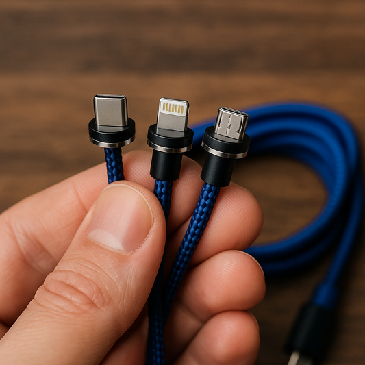 Magnetic Charging Cable 3 In 1 Type-c Data Cable