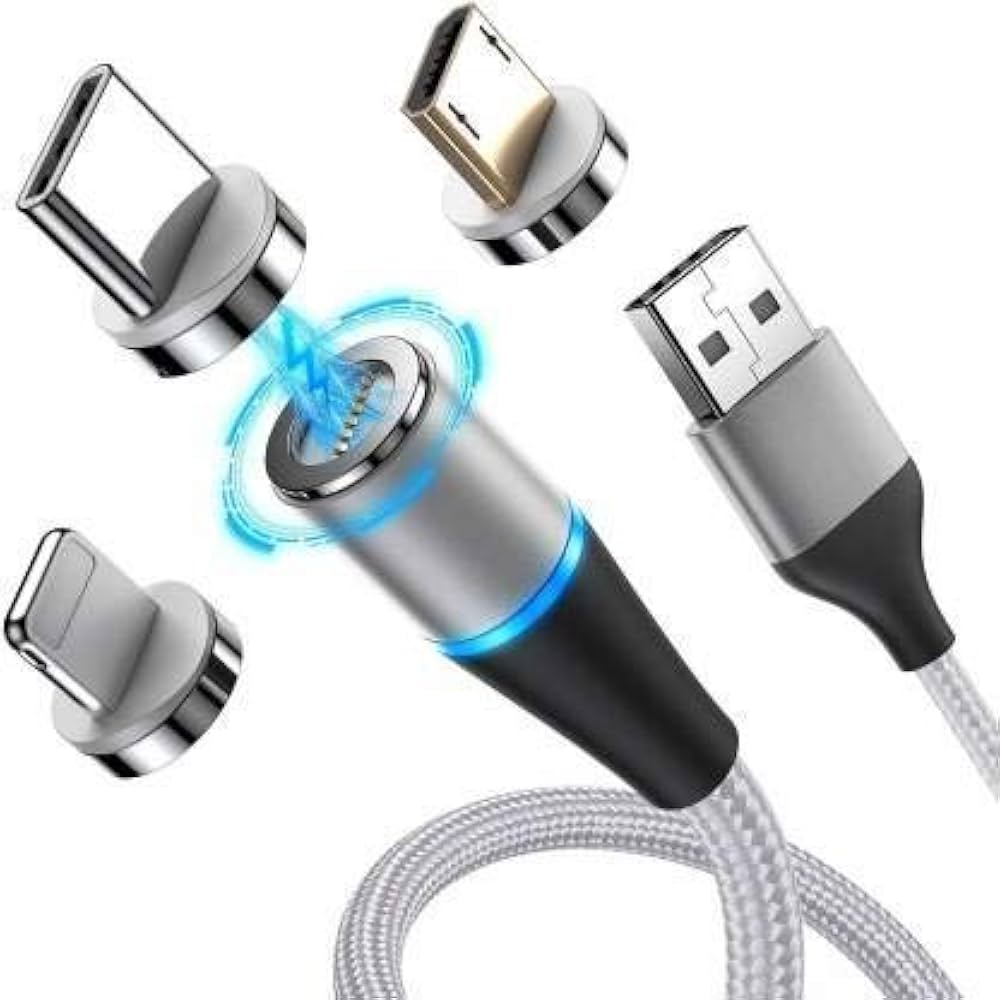 Magnetic Charging Cable 3 In 1 Type-c Data Cable